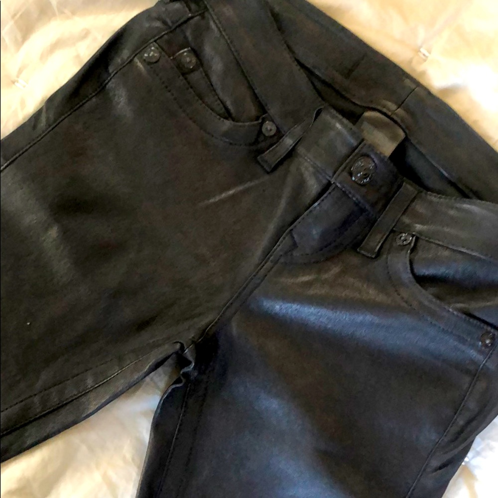 Real Leather True Religion Pants
